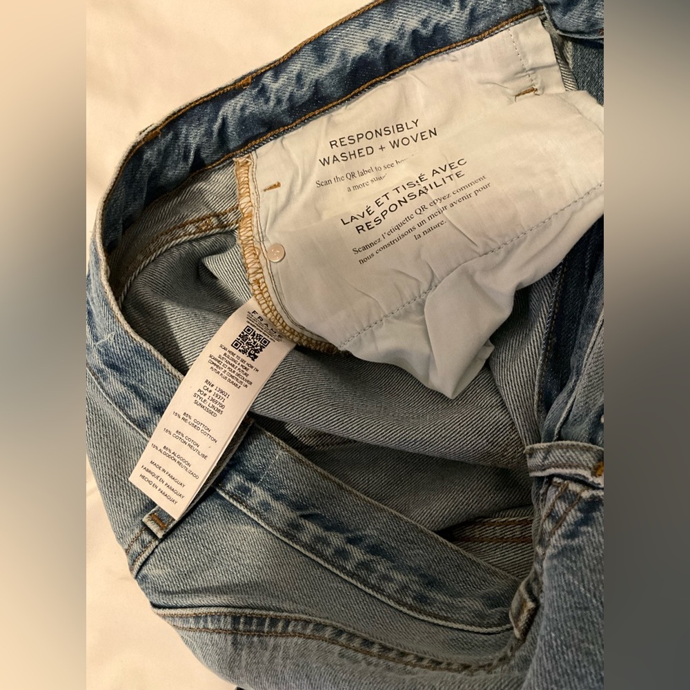 Frame Denim Distressed Blue Jeans - Picture 7 of 14